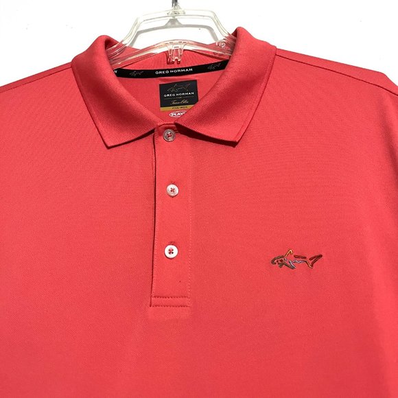 Greg Norman for Tasso Elba Men's 5 Iron Performance Golf Polo - Picture 6 of 11